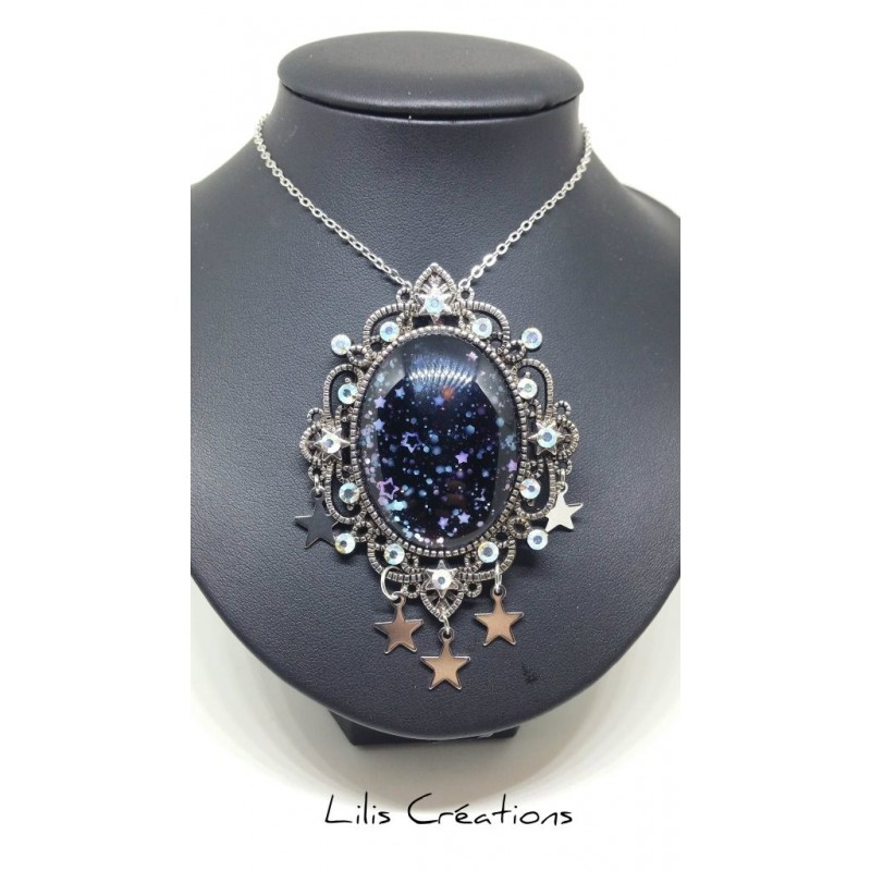 Collier "Galaxie d'étoiles"