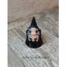 Bague "Tête de mort" rose et noir