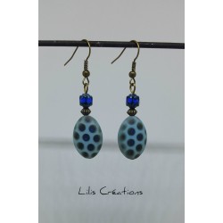 Boucles d'oreilles "Paon"...