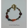 copy of Bracelet perles de bohème "Libellule"