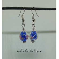 Boucles d'oreilles "Verre...