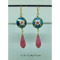 Boucles d'oreilles "Fleur"...