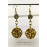 Boucles d'oreilles "Fleur d'arum"