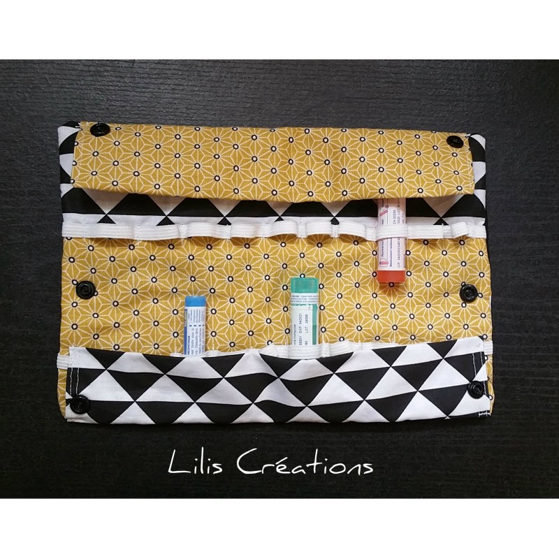 SUR COMMANDE / Pochette homéopathie et fourre-tout