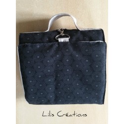 SUR COMMANDE / Grande trousse - pochette à compartiments personnalisable