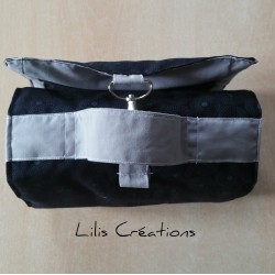 SUR COMMANDE / Grande trousse - pochette à compartiments personnalisable