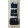 SUR COMMANDE / Grande trousse - pochette à compartiments personnalisable