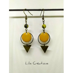 Boucles d'oreilles "Rond et...