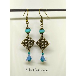 FLEURS - Boucles d'oreilles...