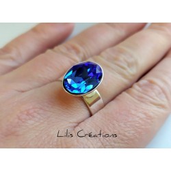Bague "Swarovski" Sapphire...