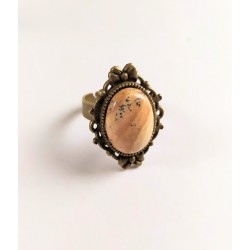 Bague "Jaspe paysage"