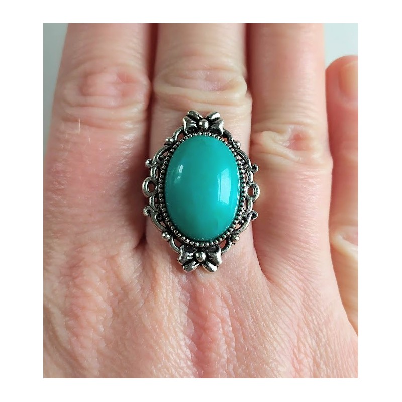 Bague "Amazonite"