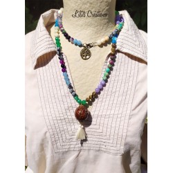 Collier 2 en 1, sautoir et...