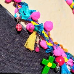 Collier "Frida" multicolore