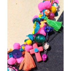 Collier "Frida" multicolore