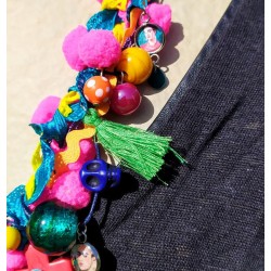 Collier "Frida" multicolore