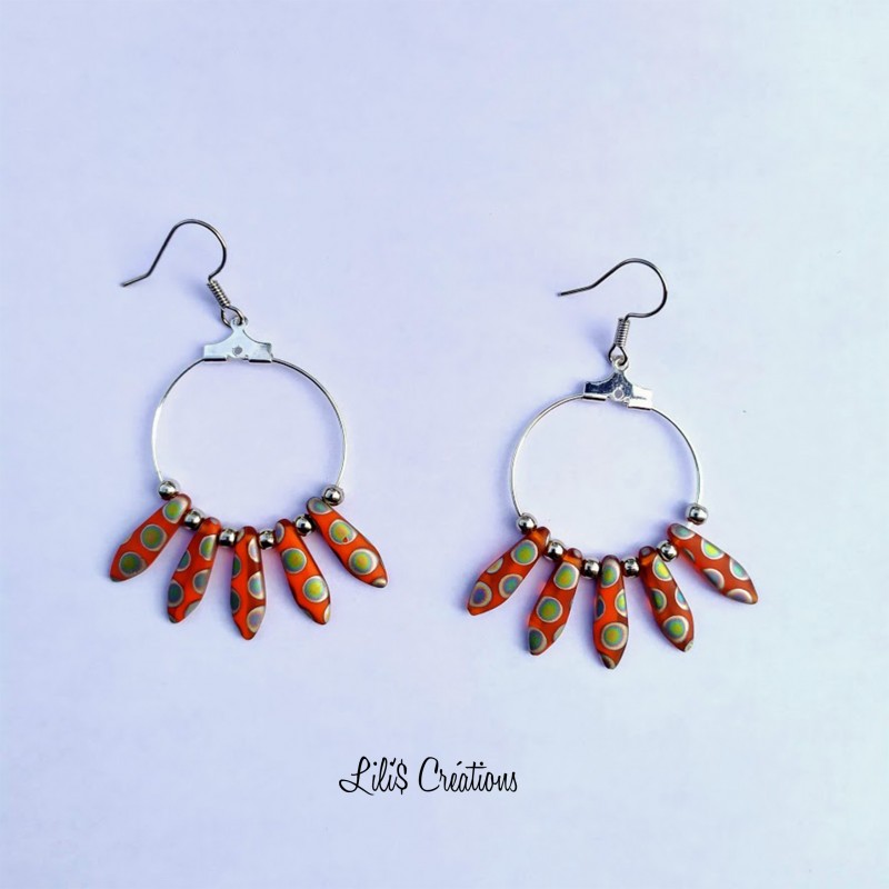 copy of Boucles d'oreilles "les créoles" argenté