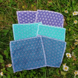 Lot de 6 lingettes lavables...