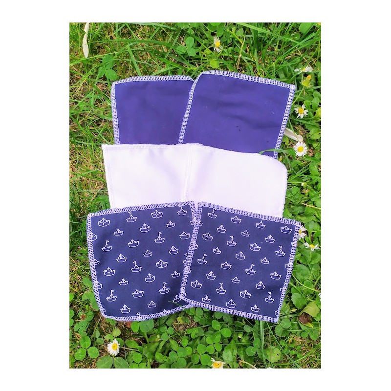 copy of Lot de 6 lingettes lavables