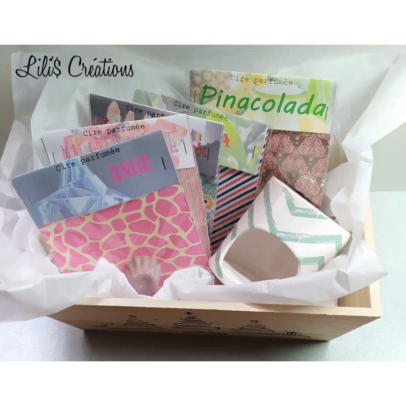 Panier cadeau "Fondants de bougie"