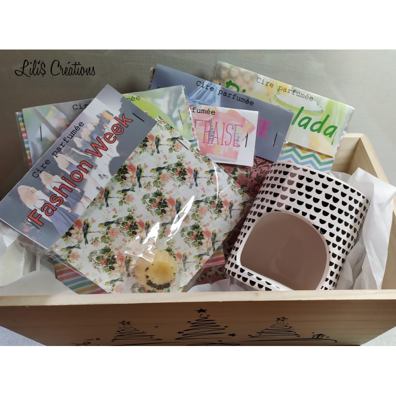 Panier cadeau "Fondants de bougie"