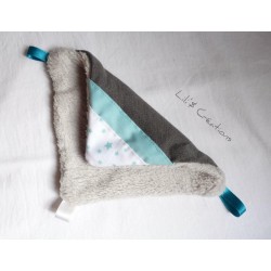 SUR COMMANDE / Ensemble snood - tour de cou et doudou plat bébé