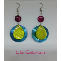 Boucles d'oreilles "Nacre"...