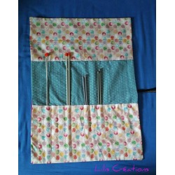 SUR COMMANDE / Pochette à aiguilles à tricoter