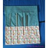 SUR COMMANDE / Pochette à aiguilles à tricoter