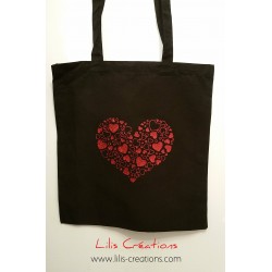 Sacs Tote-bag "Coeurs...