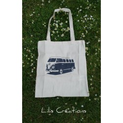 Sac Tote-bag "Combi VW" écru