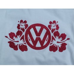 T-shirt femme "fleurs VW...