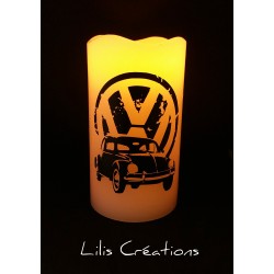 Bougie à led en cire...