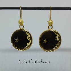 Boucles d'oreilles "La lune"