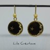 Boucles d'oreilles "La lune"