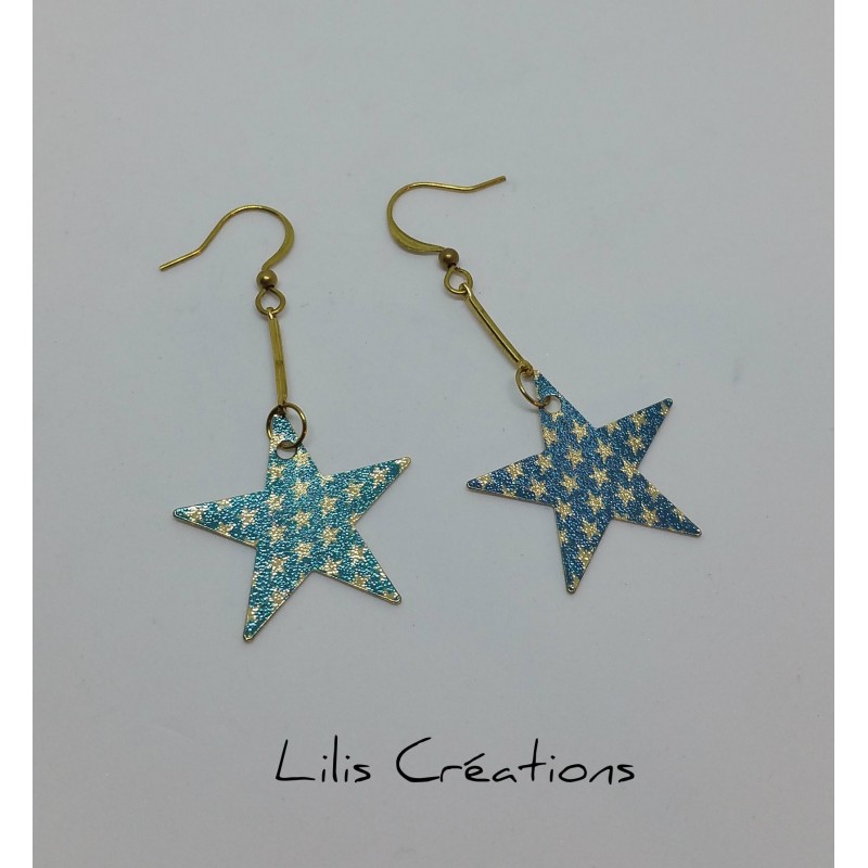 Boucles d'oreilles "La tête dans les étoiles"