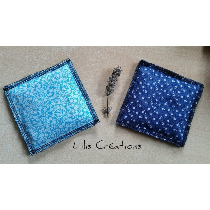 Lot de 2 sachets de lavande "Fleurs bleues"
